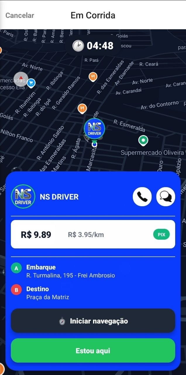 Solicitação de corrida