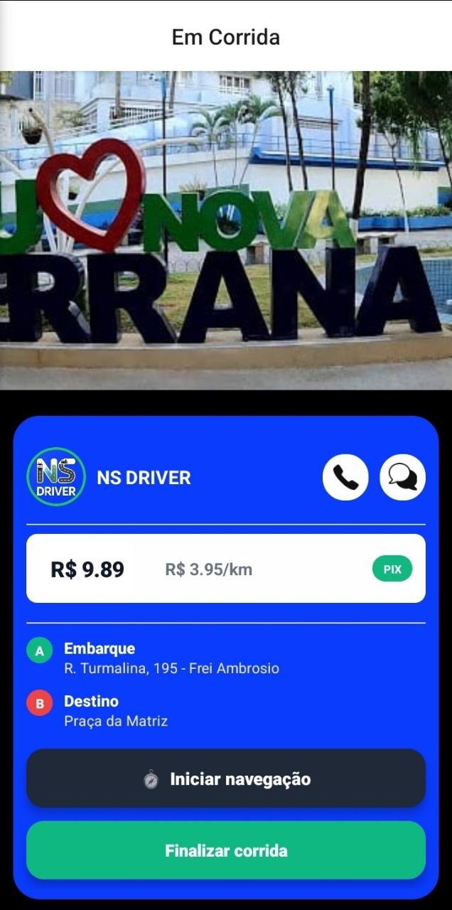 Solicitação de corrida